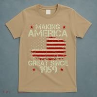 60th Birthday Gifts Making America Great Since 1959 T-Shirt thumb 5