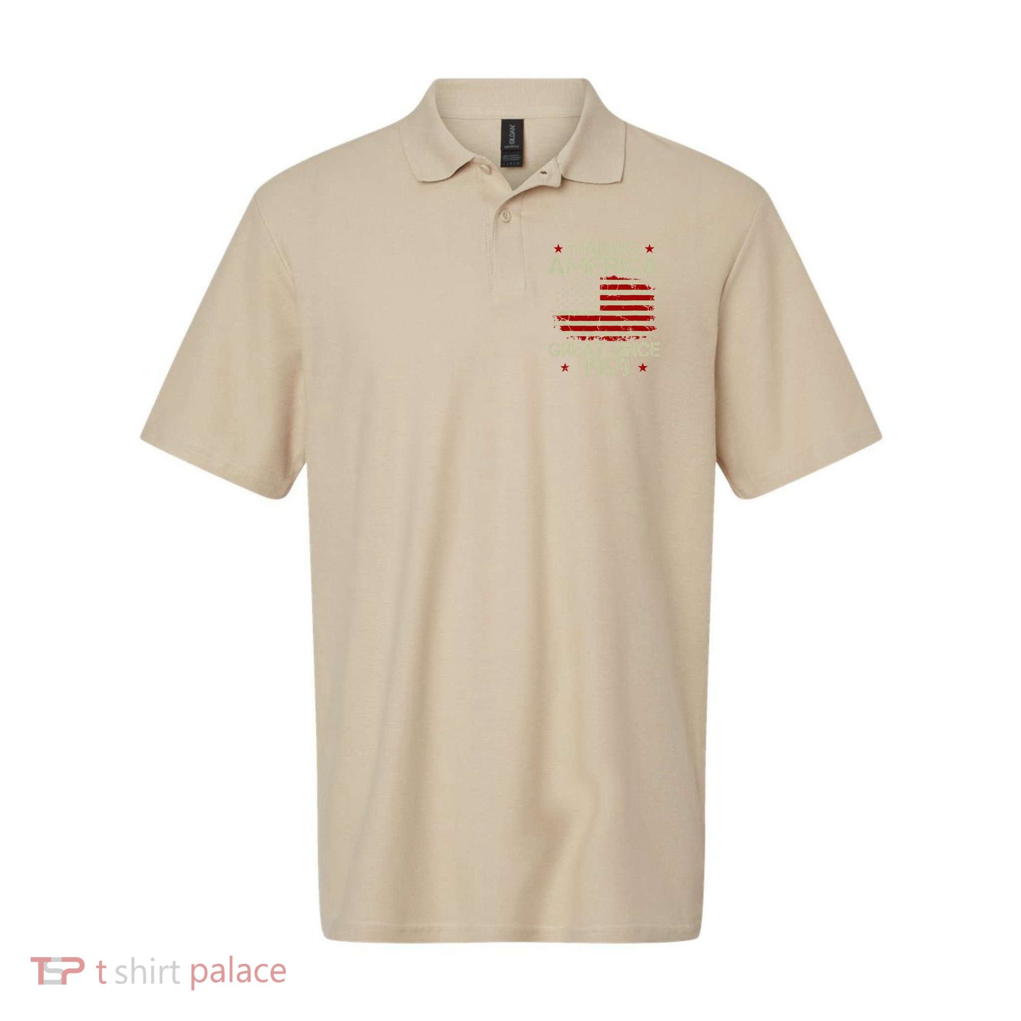 60th Birthday Gifts Making America Great Since 1959 Polo
