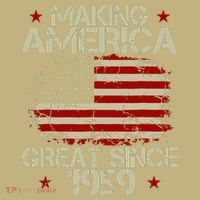 60th Birthday Gifts Making America Great Since 1959 Mousepad thumb 1