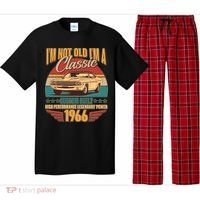 60th Birthday I'm Not Old I'm A Classic Custom Built Car 1966 Pajama Set thumb 0