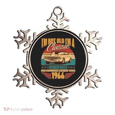60th Birthday I'm Not Old I'm A Classic Custom Built Car 1966 Ornament