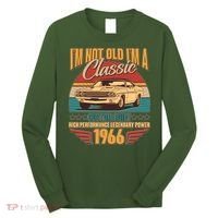 60th Birthday I'm Not Old I'm A Classic Custom Built Car 1966 Long Sleeve Shirt thumb 0