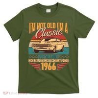 60th Birthday I'm Not Old I'm A Classic Custom Built Car 1966 T-Shirt thumb 0