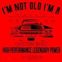 60th Birthday I'm Not Old I'm A Classic 1966 Custom Built High Performance Legendary Power Santa Hat thumb 1