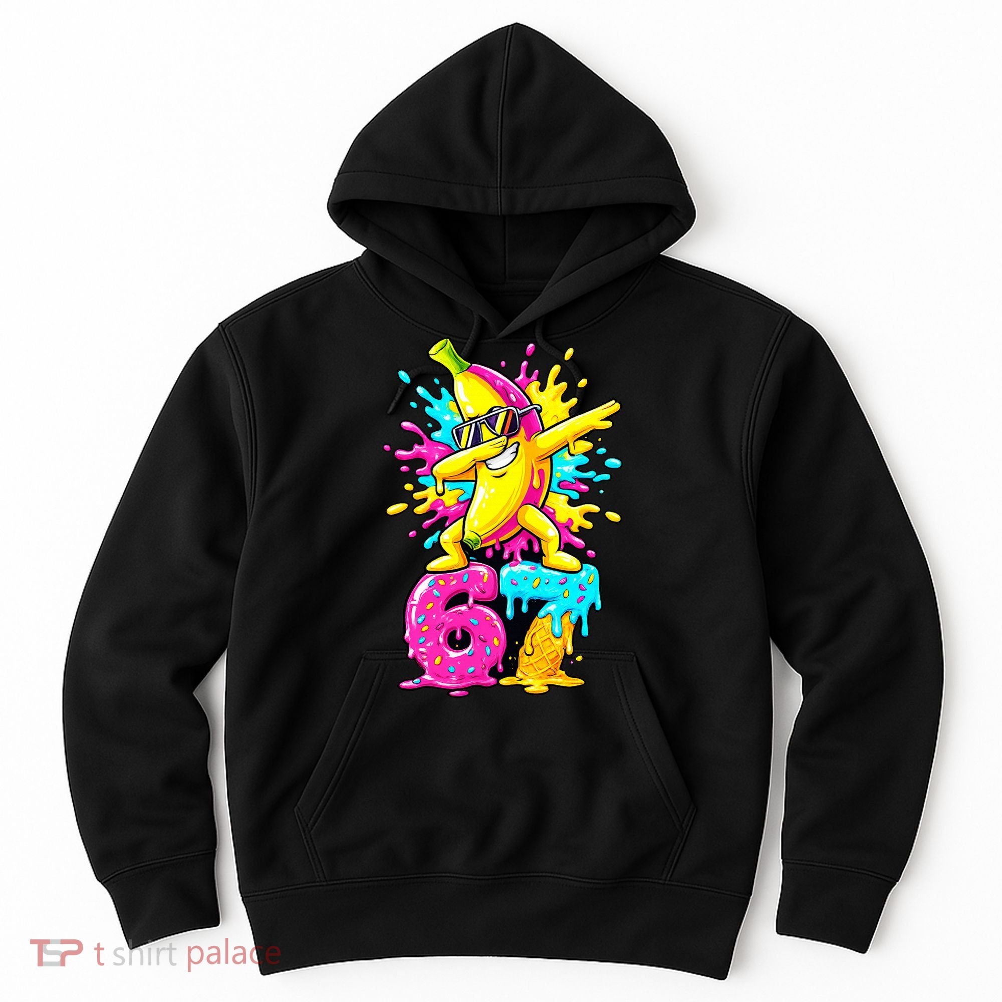 67 Baseball Ice Cream Six Seven Banana Hoodie