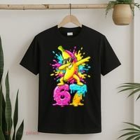 67 Baseball Ice Cream Six Seven Banana T-Shirt thumb 2