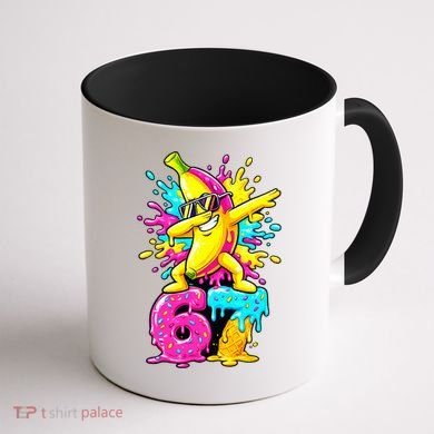 67 Baseball Ice Cream Six Seven Banana Coffee Mug back