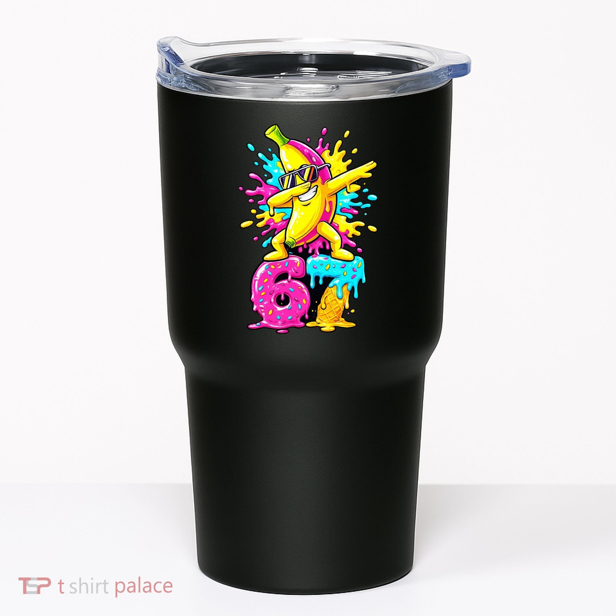 67 Baseball Ice Cream Six Seven Banana Tumbler