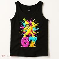 67 Baseball Ice Cream Six Seven Banana Tank Top thumb 2