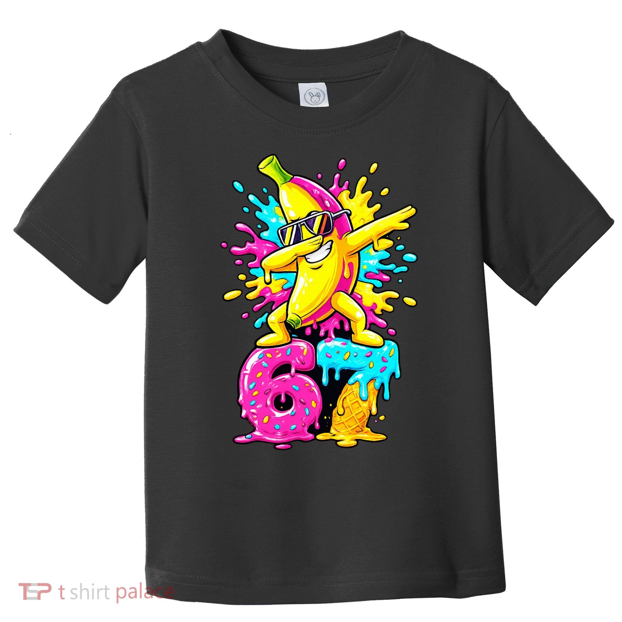 67 Baseball Ice Cream Six Seven Banana Toddler T-Shirt