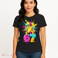 67 Baseball Ice Cream Six Seven Banana Women's T-Shirt thumb 4