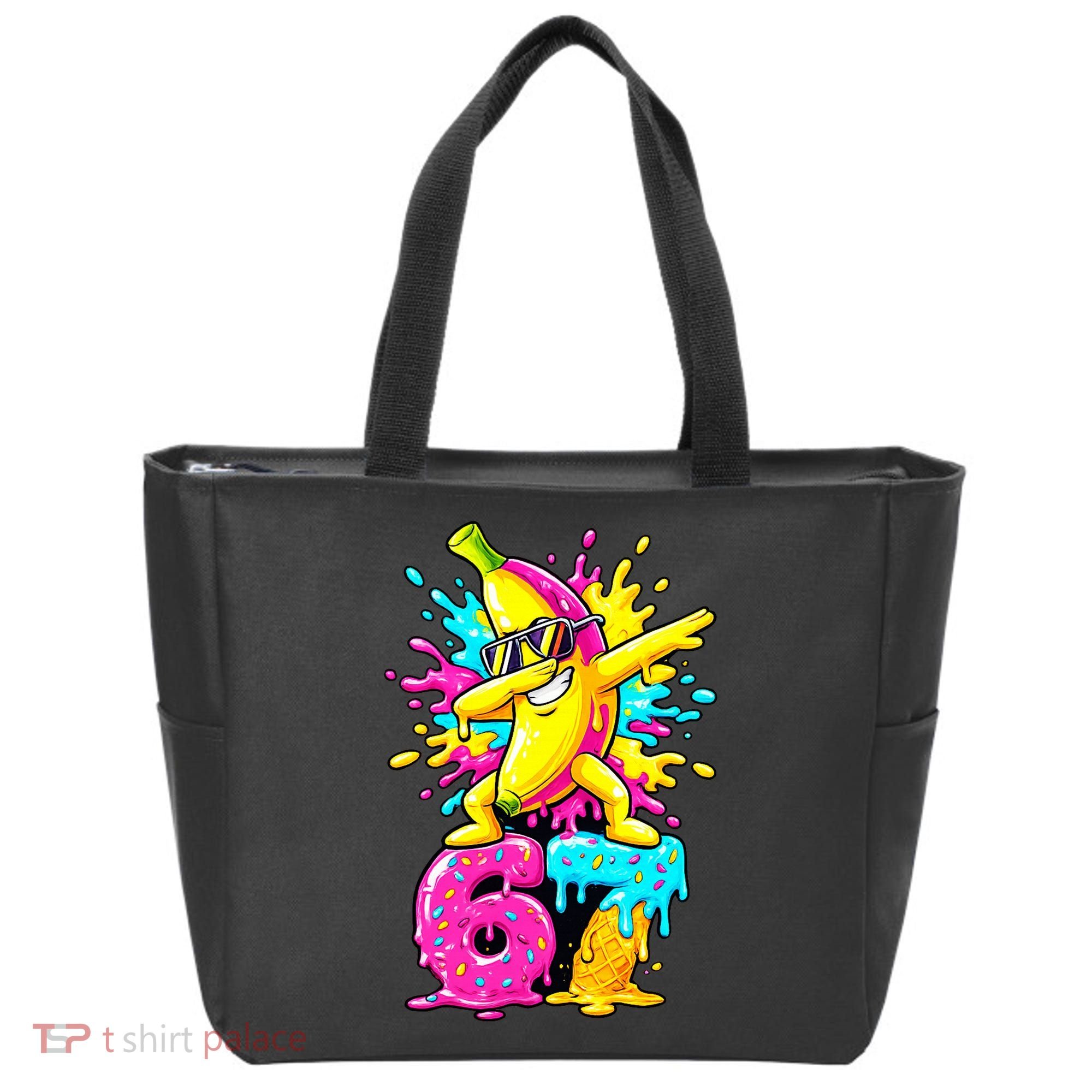 67 Baseball Ice Cream Six Seven Banana Tote Bag