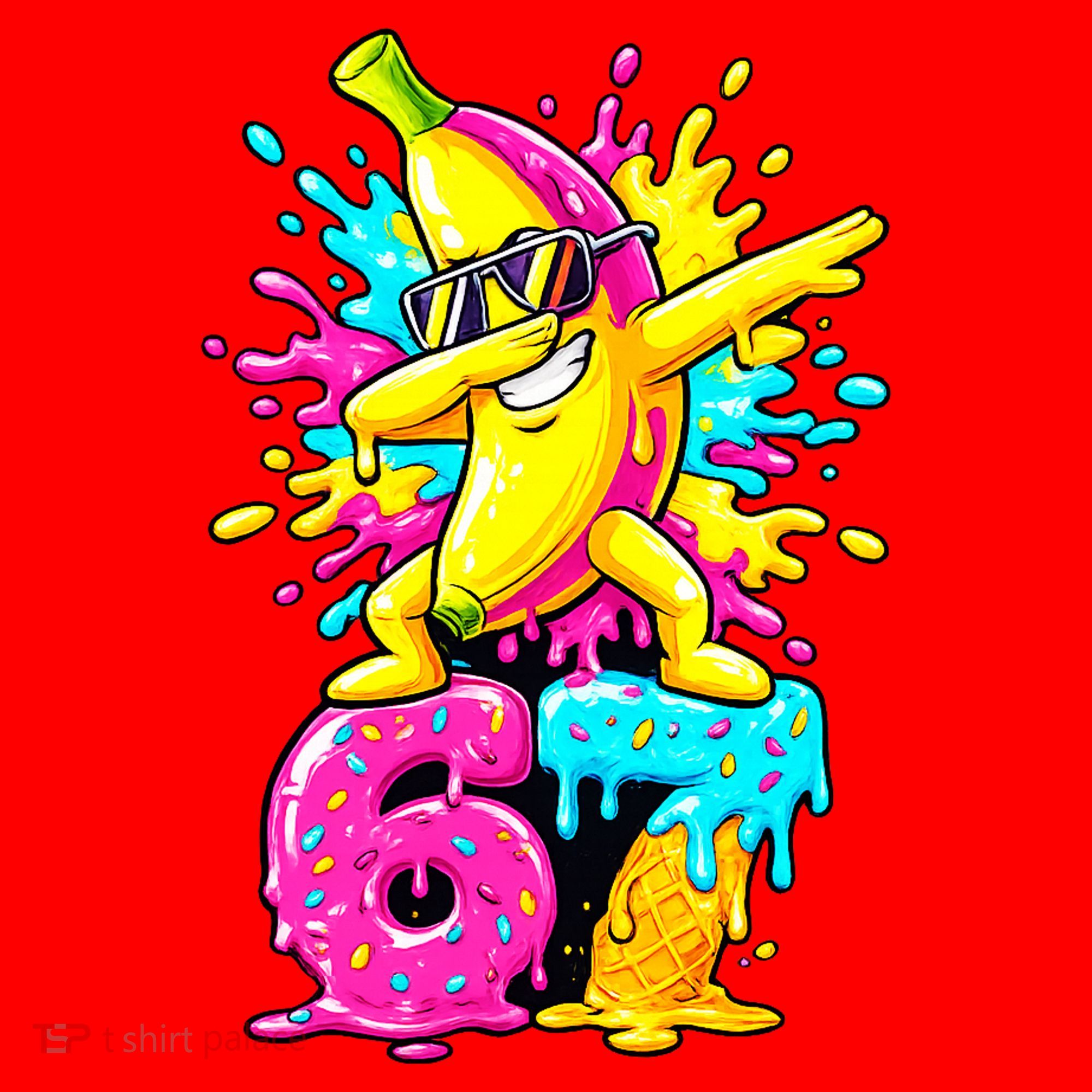 67 Baseball Ice Cream Six Seven Banana Santa Hat