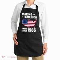 60th Birthday Making American Great Since 1966 Apron thumb 2