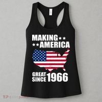 60th Birthday Making American Great Since 1966 Women's Tank Top thumb 3