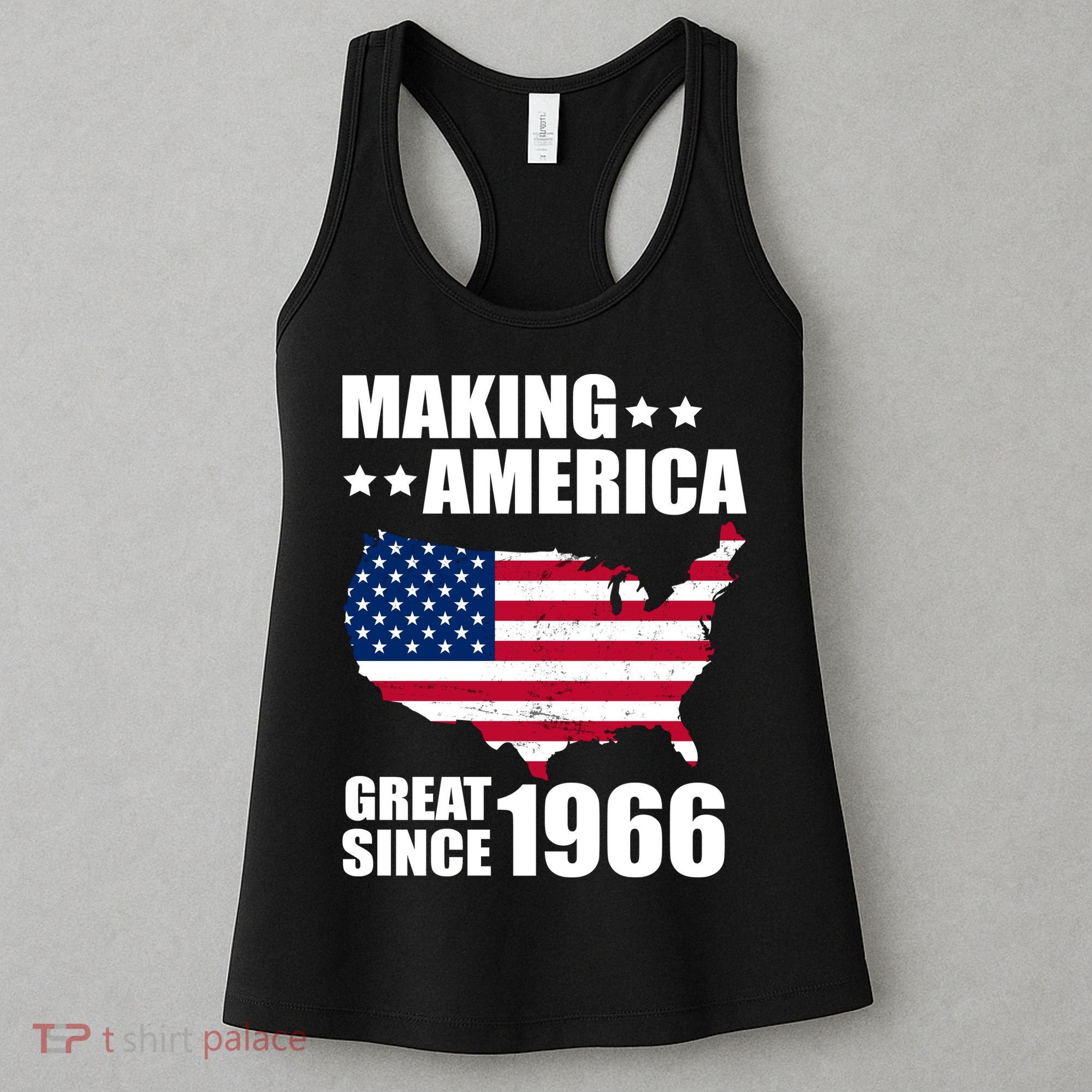 60th Birthday Making American Great Since 1966 Women's Tank Top