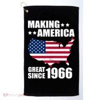 60th Birthday Making American Great Since 1966 Golf Towel thumb 0