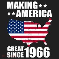 60th Birthday Making American Great Since 1966 Golf Towel thumb 3