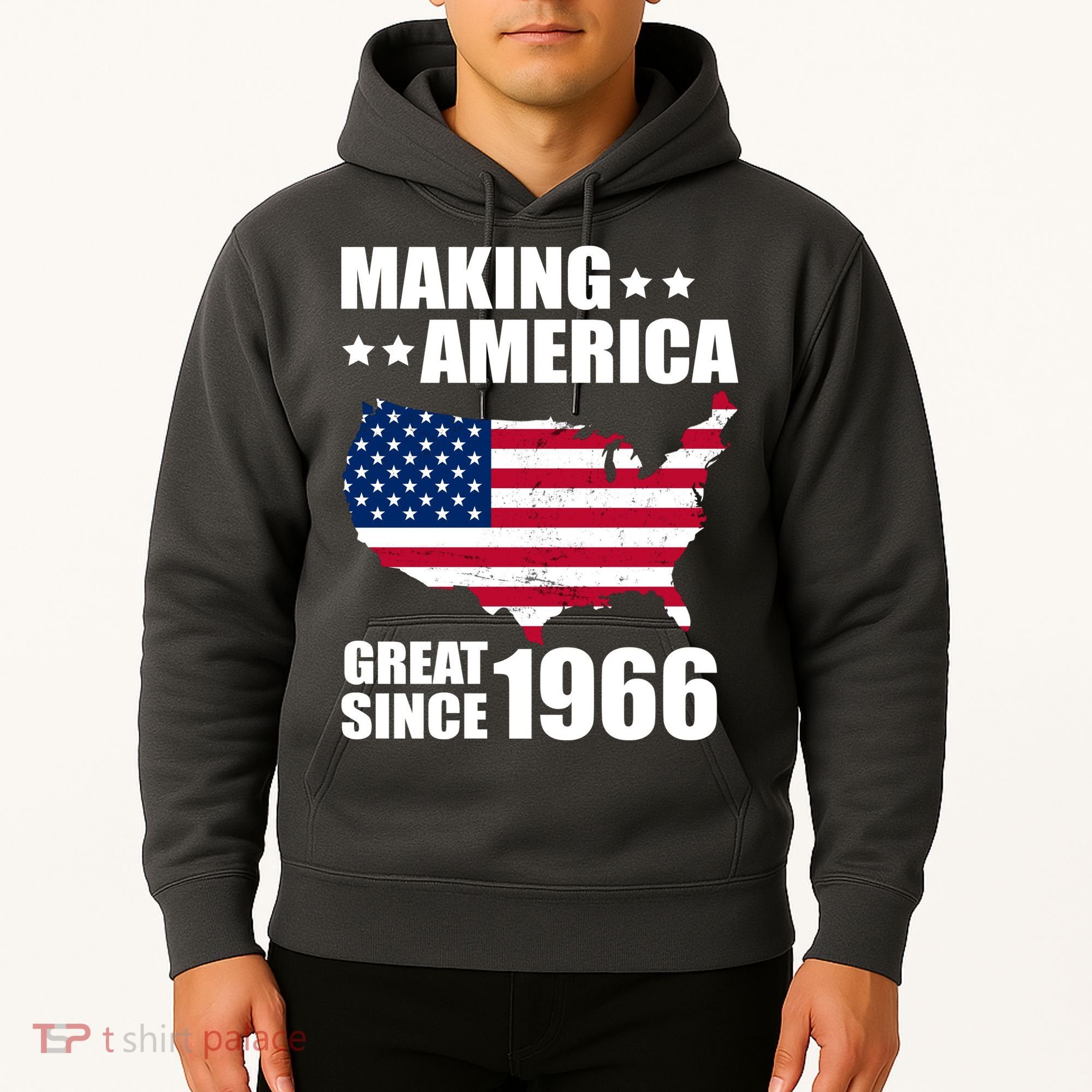 60th Birthday Making American Great Since 1966 Hoodie