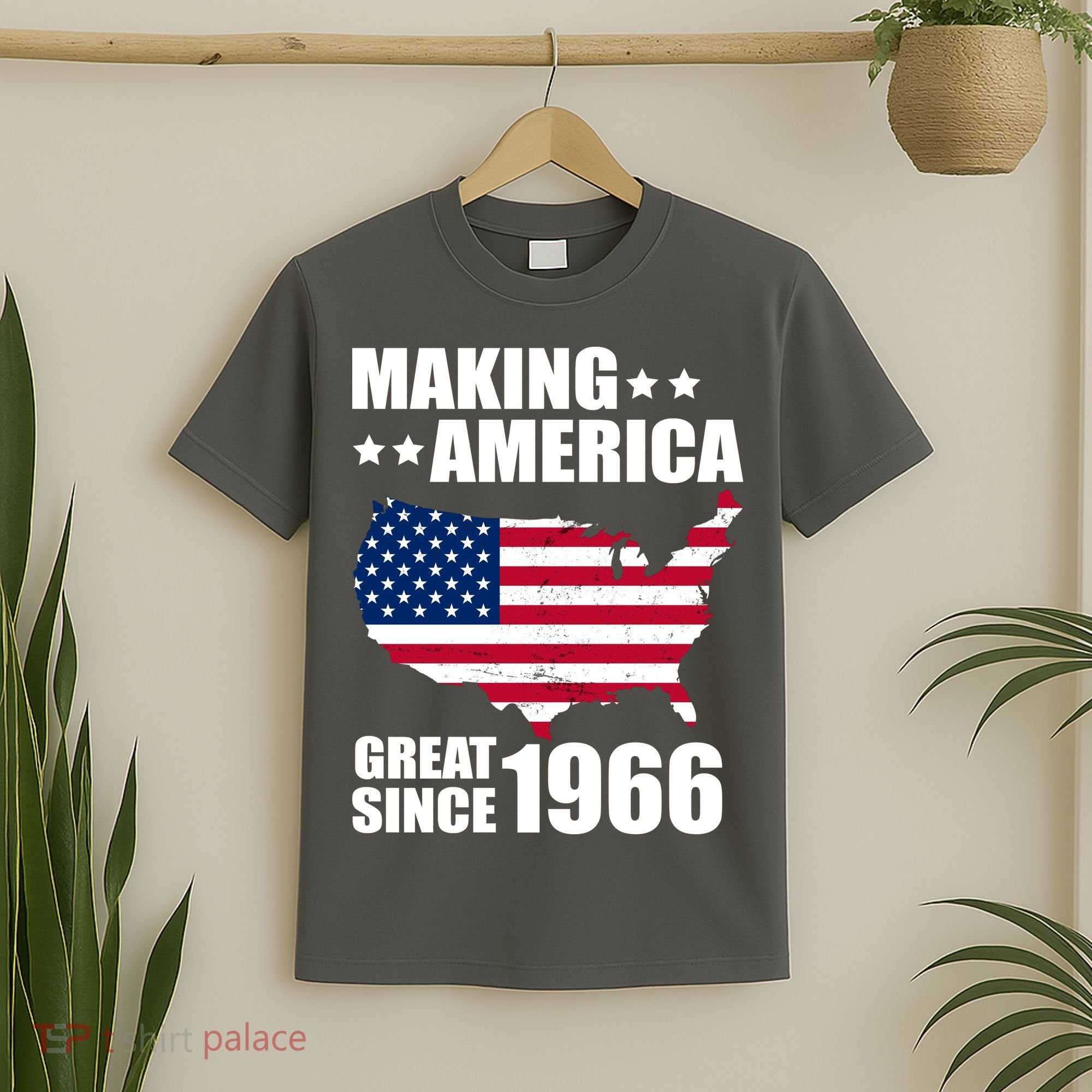 60th Birthday Making American Great Since 1966 T-Shirt