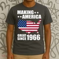 60th Birthday Making American Great Since 1966 T-Shirt thumb 3
