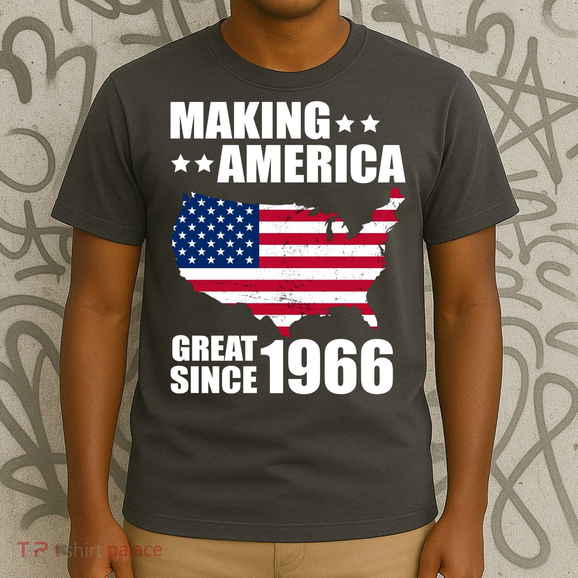 60th Birthday Making American Great Since 1966 T-Shirt