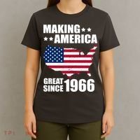 60th Birthday Making American Great Since 1966 T-Shirt thumb 4