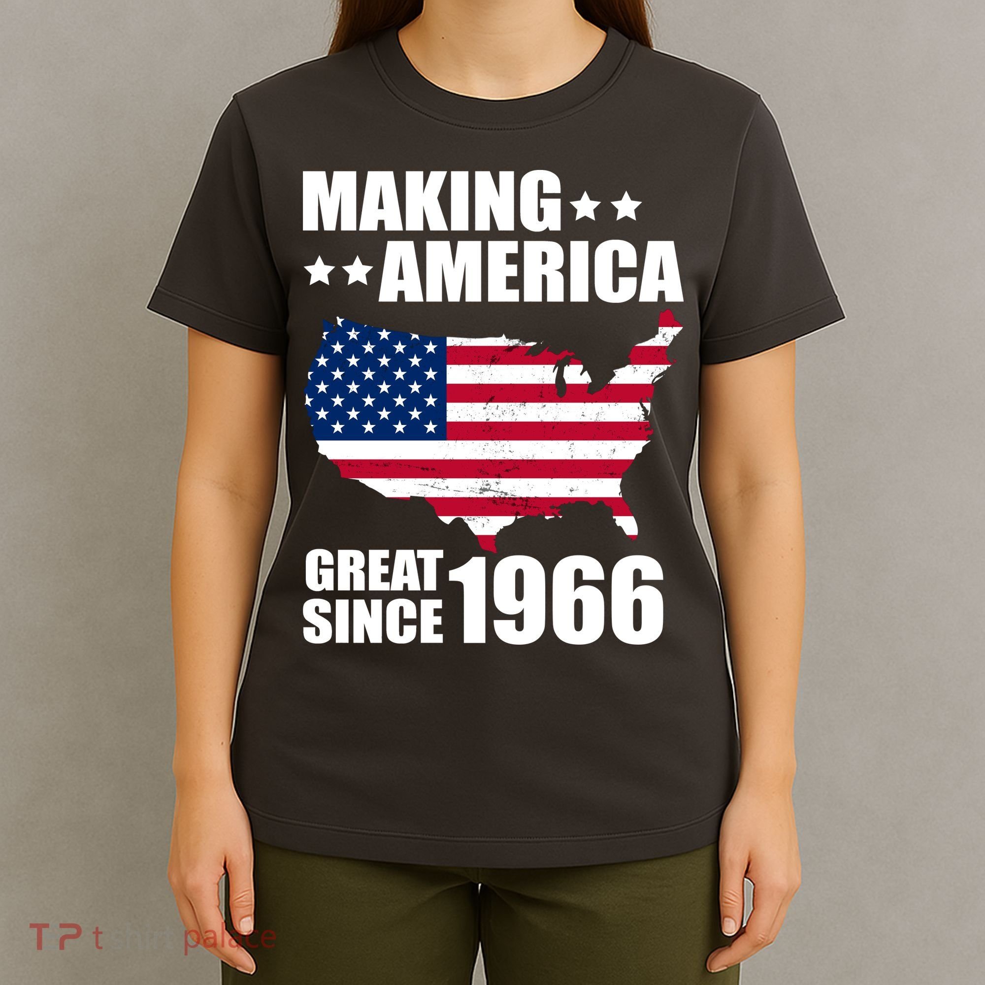 60th Birthday Making American Great Since 1966 T-Shirt