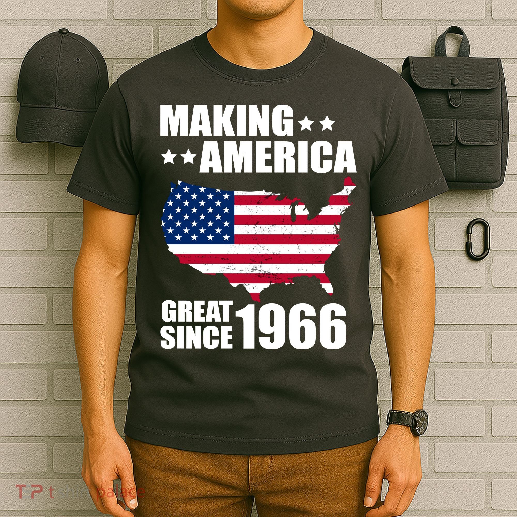 60th Birthday Making American Great Since 1966 T-Shirt
