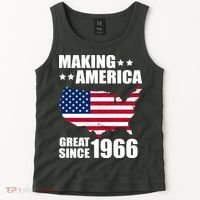60th Birthday Making American Great Since 1966 Tank Top thumb 2