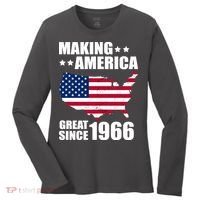 60th Birthday Making American Great Since 1966 Women's Long Sleeve Shirt thumb 0