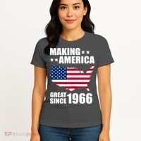 60th Birthday Making American Great Since 1966 Women's T-Shirt thumb 4