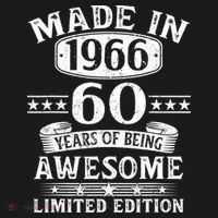60th Birthday Made In 1966 60 Years Of Being Awesome Limited Edition Women's Tank Top thumb 5