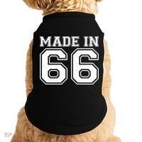 60 Birthday Made In 1966 Sports Jersey Doggie Tank thumb 0