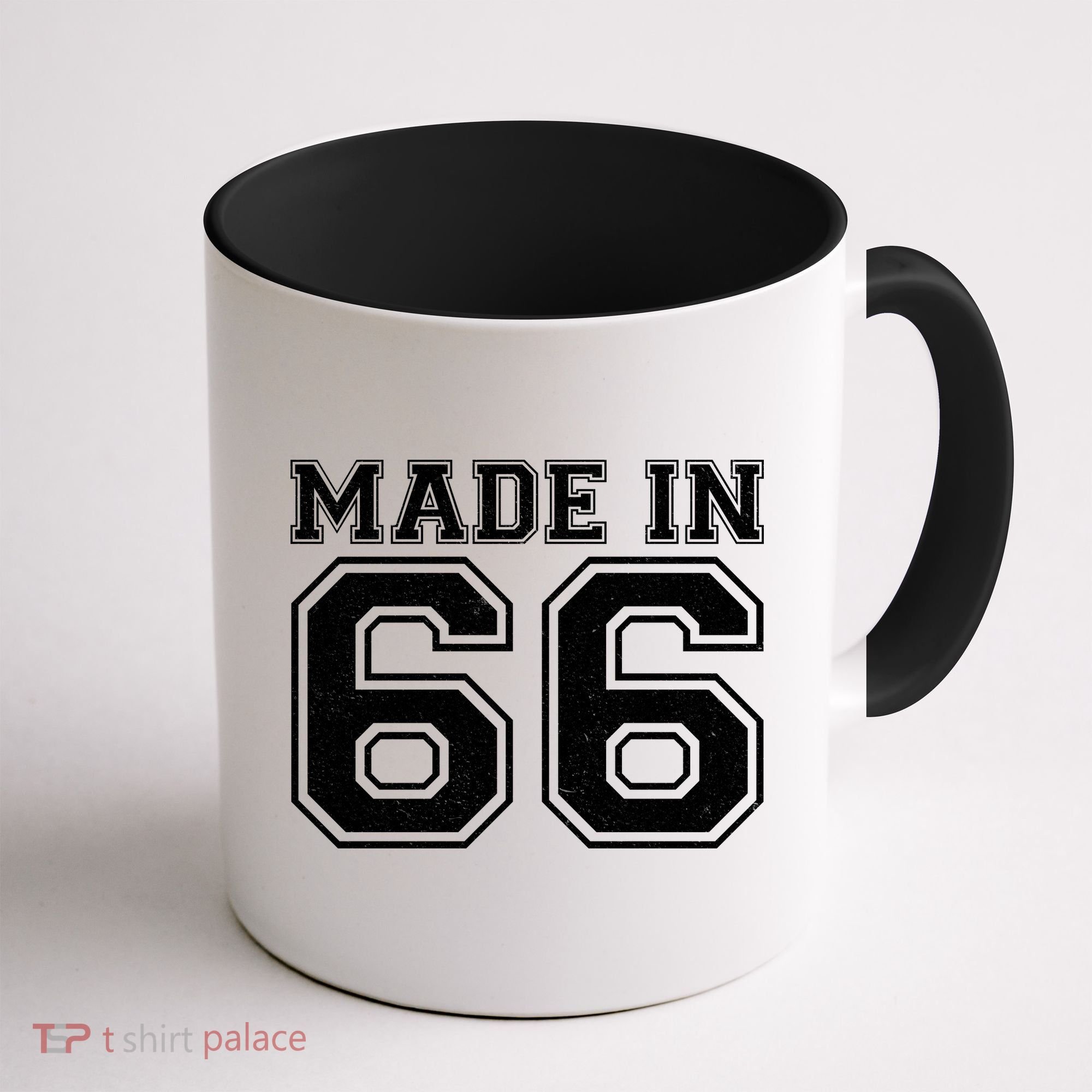 60 Birthday Made In 1966 Sports Jersey Coffee Mug