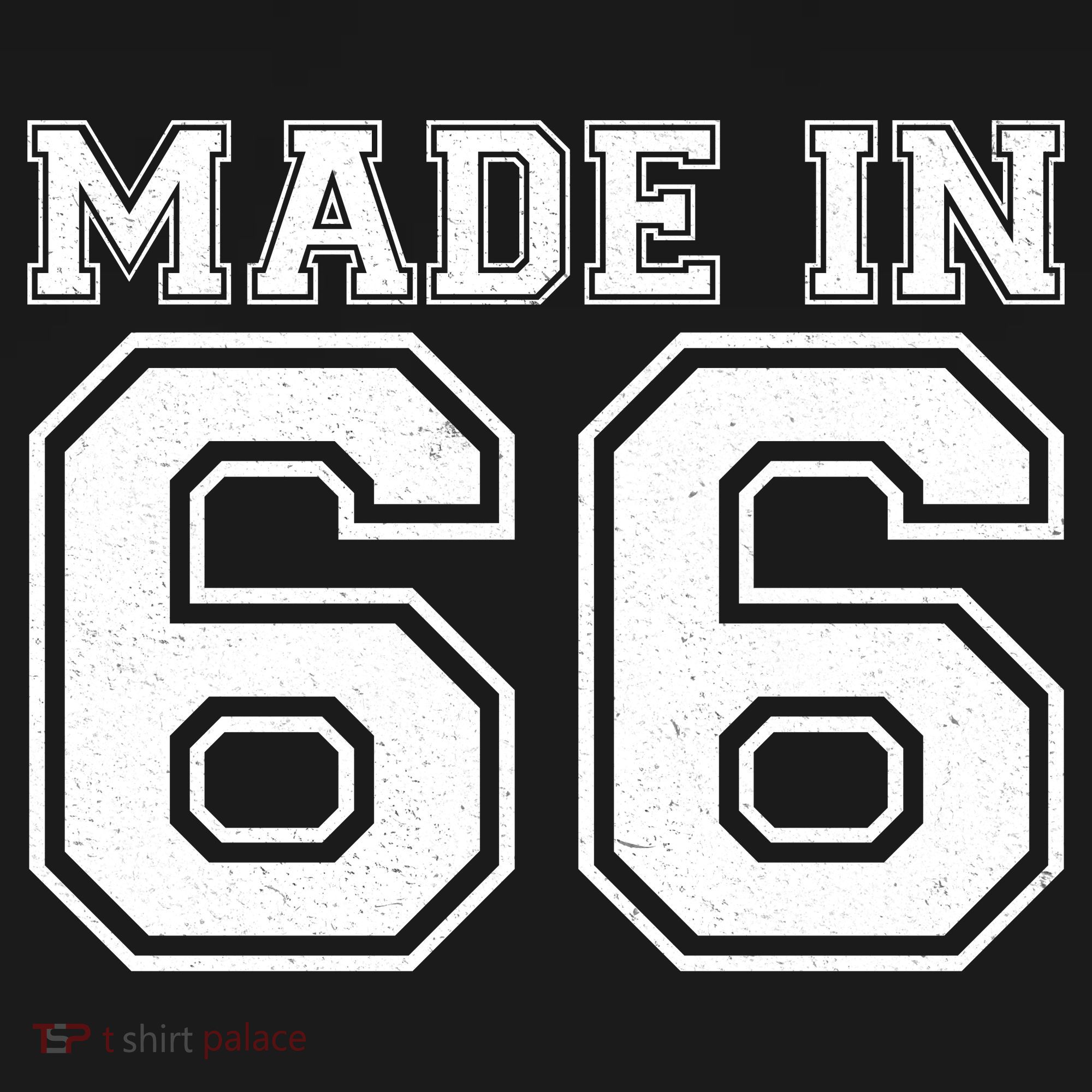 60 Birthday Made In 1966 Sports Jersey Coaster