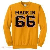 60 Birthday Made In 1966 Sports Jersey Sweatshirt thumb 0