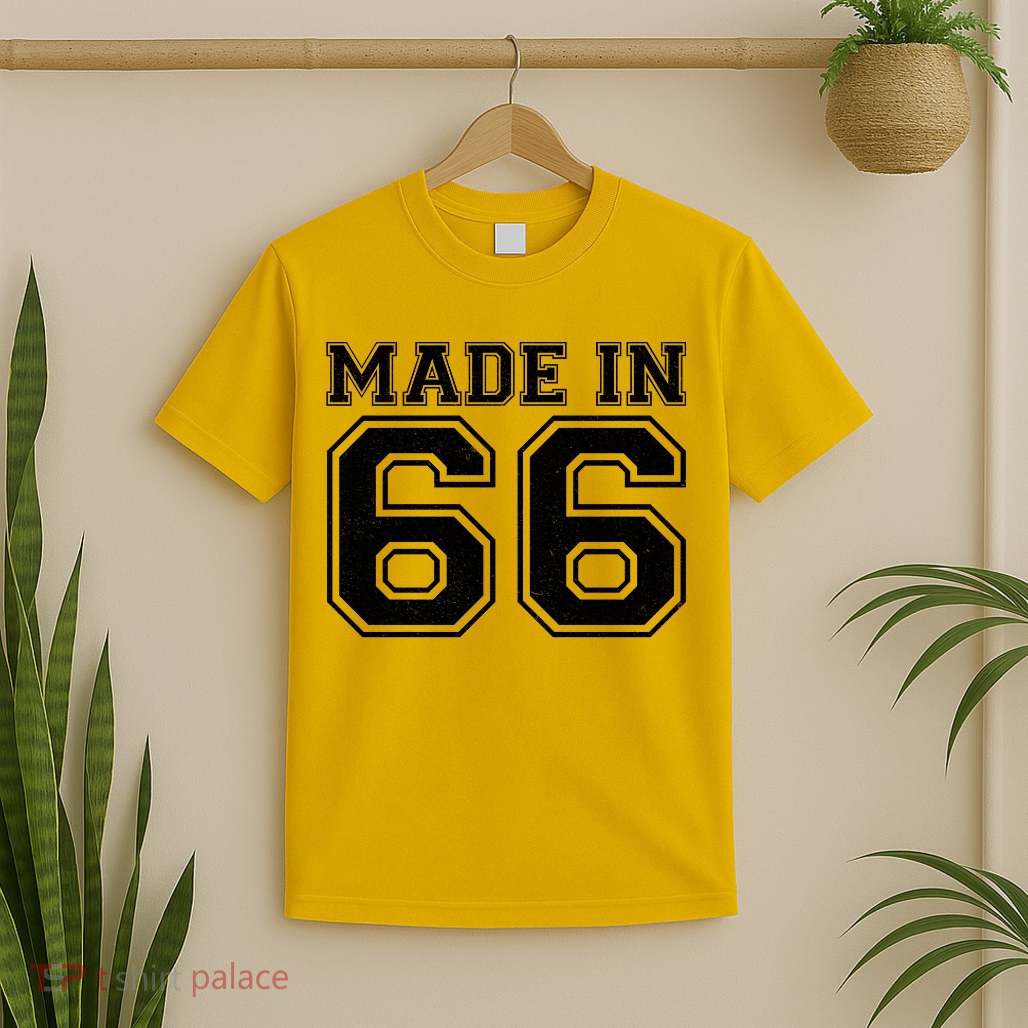 60 Birthday Made In 1966 Sports Jersey T-Shirt