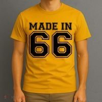 60 Birthday Made In 1966 Sports Jersey T-Shirt thumb 3