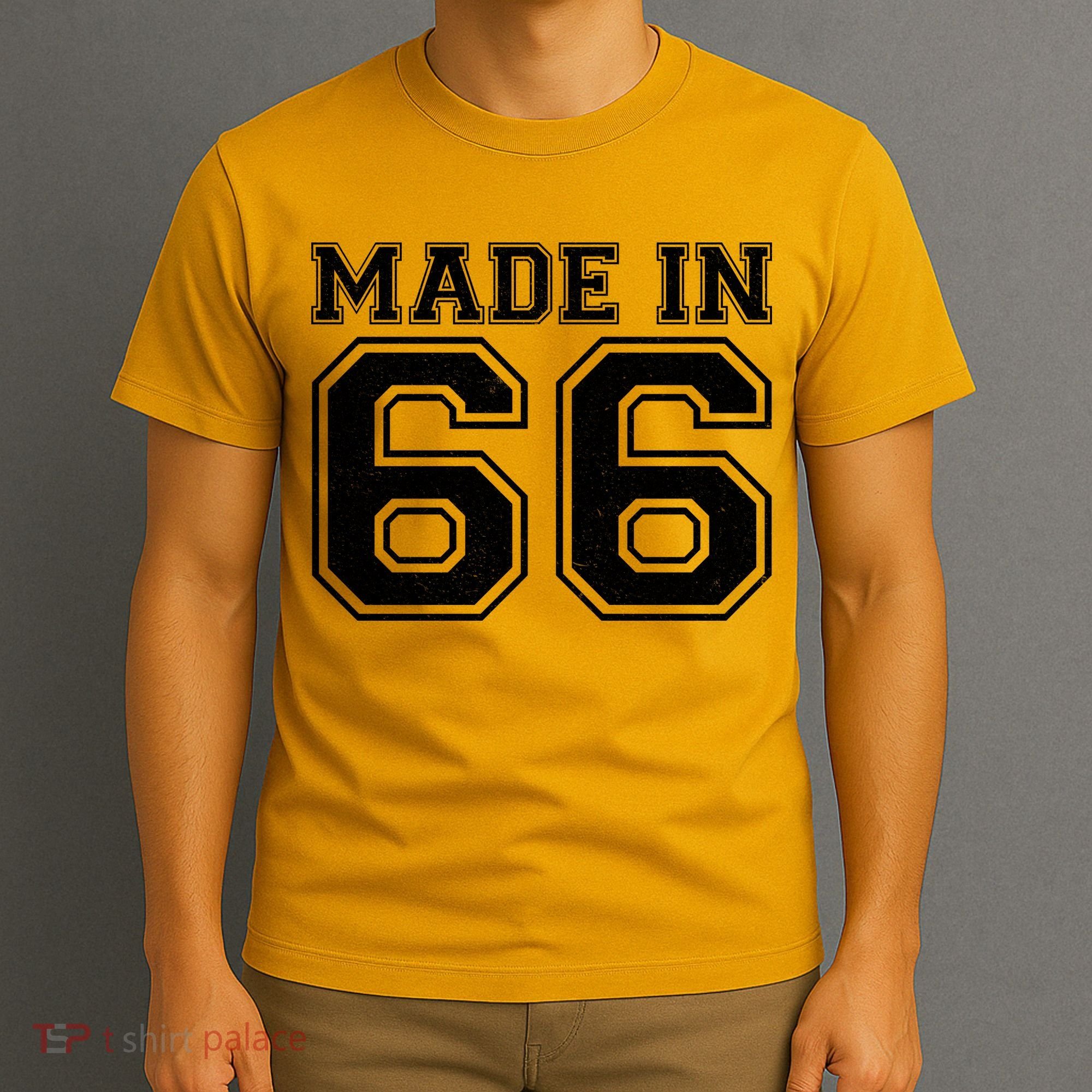60 Birthday Made In 1966 Sports Jersey T-Shirt