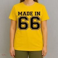 60 Birthday Made In 1966 Sports Jersey T-Shirt thumb 4