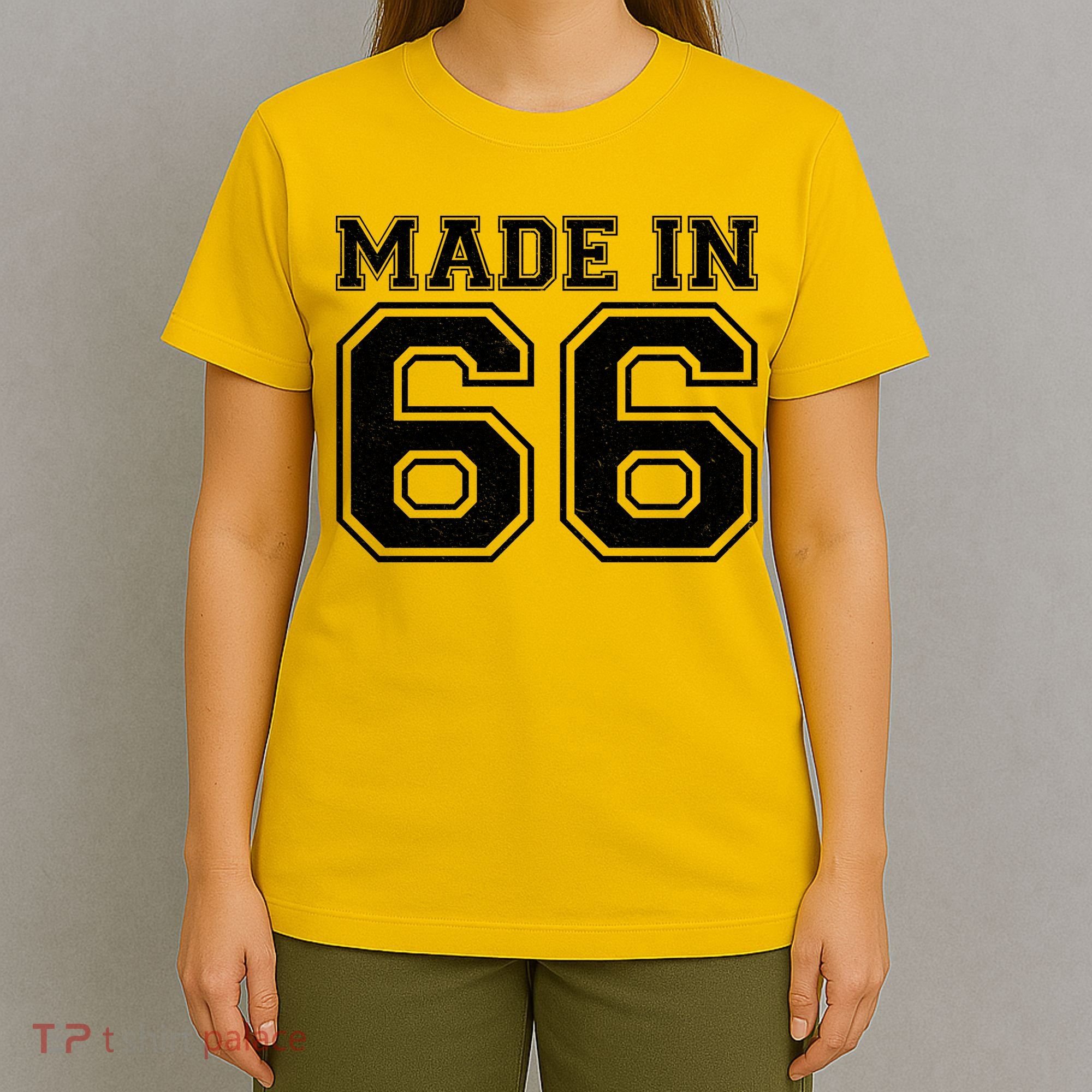 60 Birthday Made In 1966 Sports Jersey T-Shirt