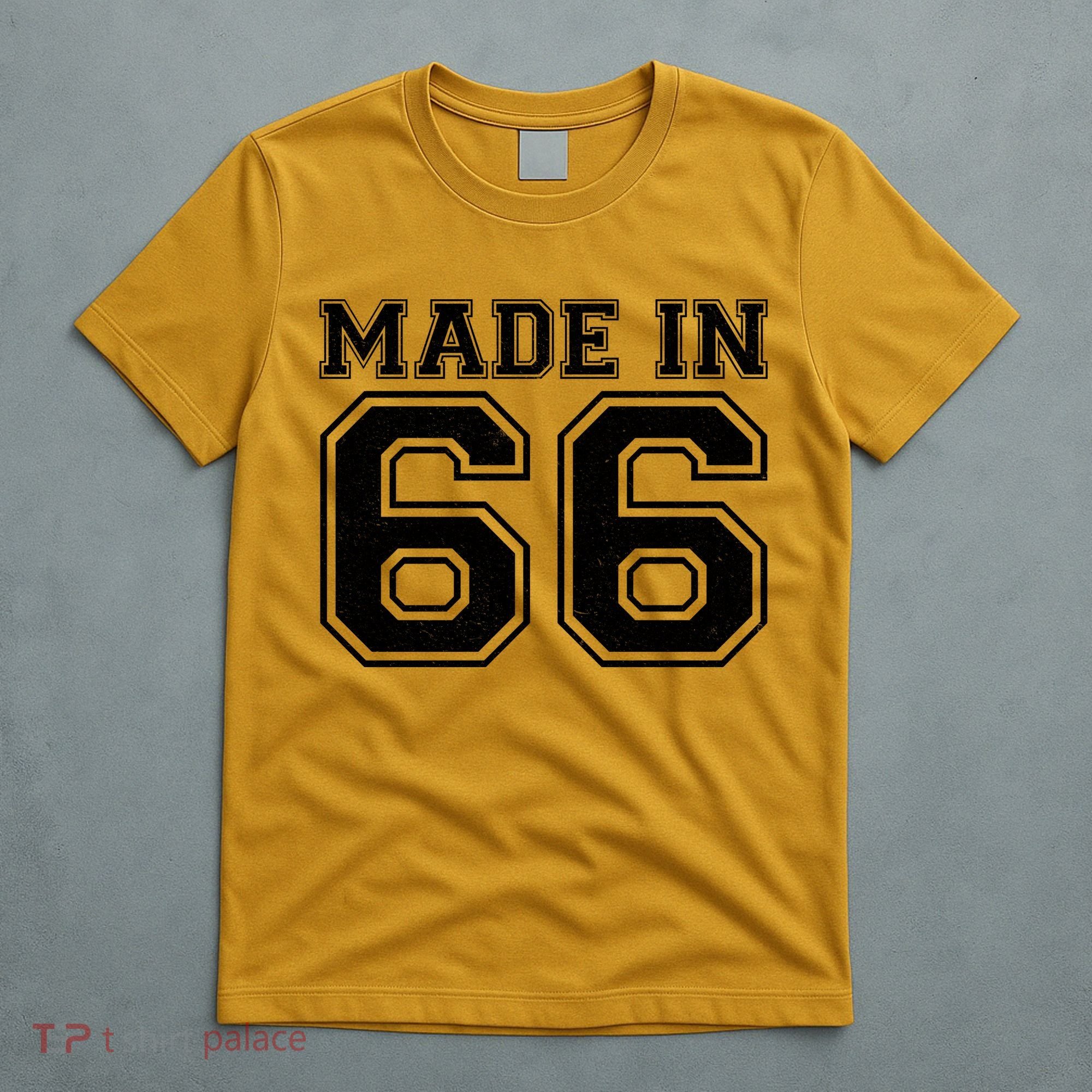 60 Birthday Made In 1966 Sports Jersey T-Shirt
