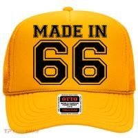 60 Birthday Made In 1966 Sports Jersey Hat thumb 0