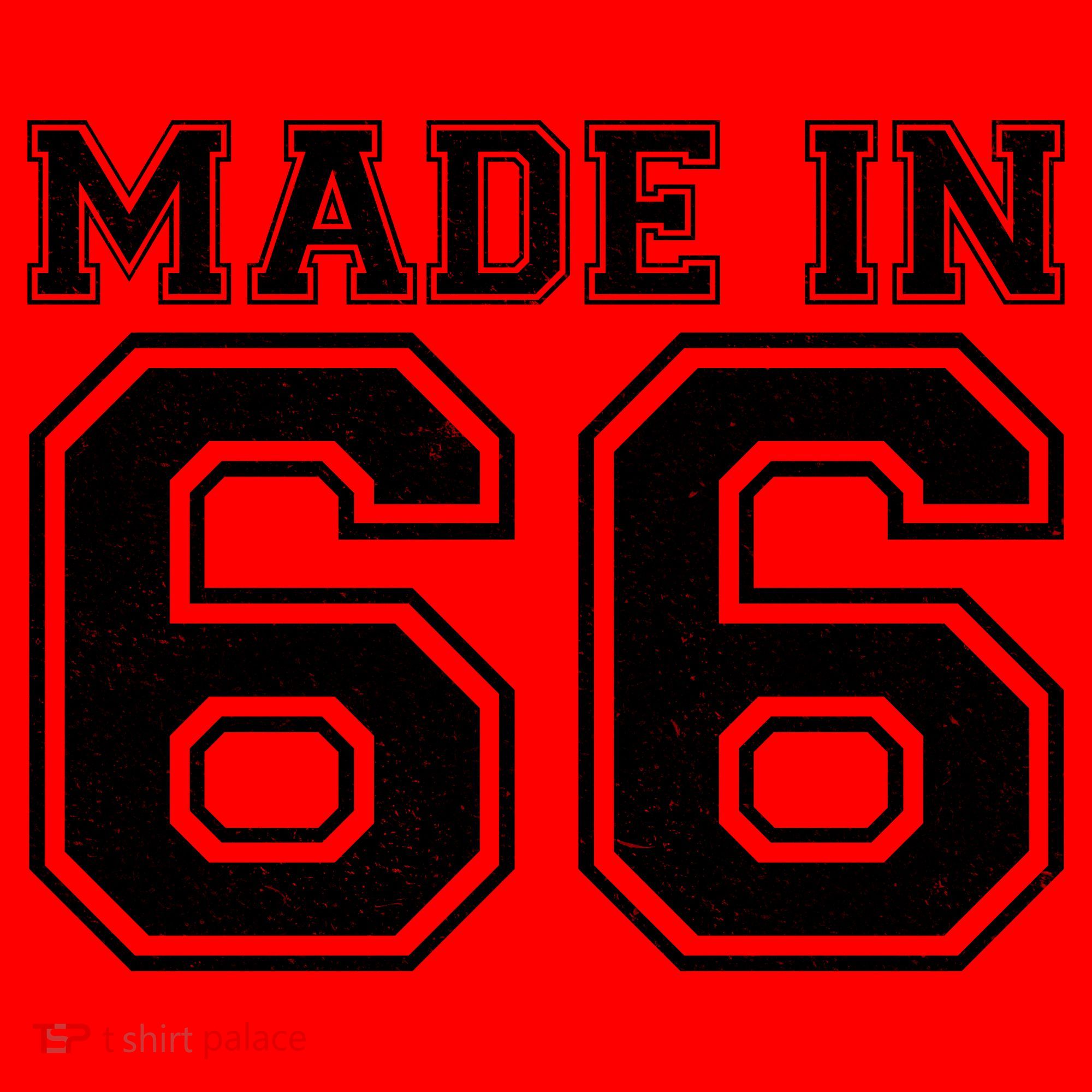 60 Birthday Made In 1966 Sports Jersey Santa Hat