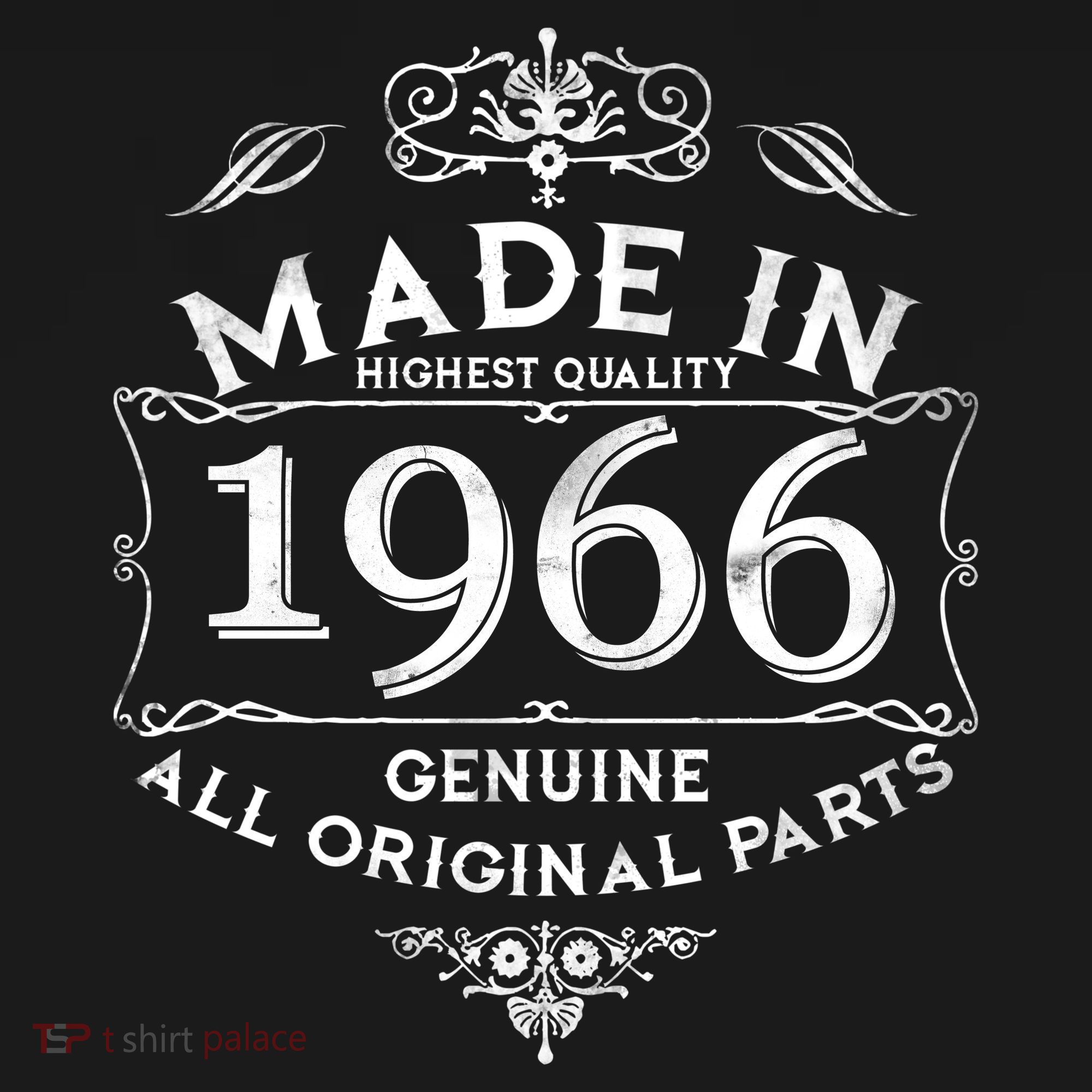 60th Birthday Made In 1966 Highest Quality Genuine All Original Parts Women's Tank Top