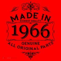 60th Birthday Made In 1966 Highest Quality Genuine All Original Parts Santa Hat thumb 1
