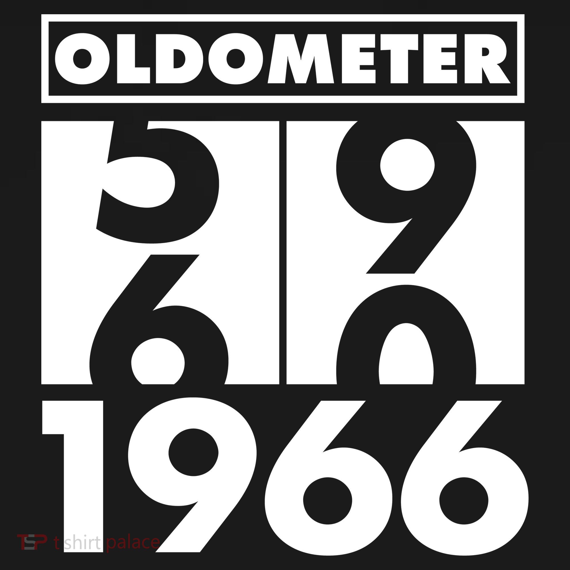 60th Birthday Oldometer 1966 Doggie Tank