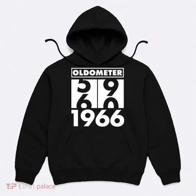 60th Birthday Oldometer 1966 Hoodie