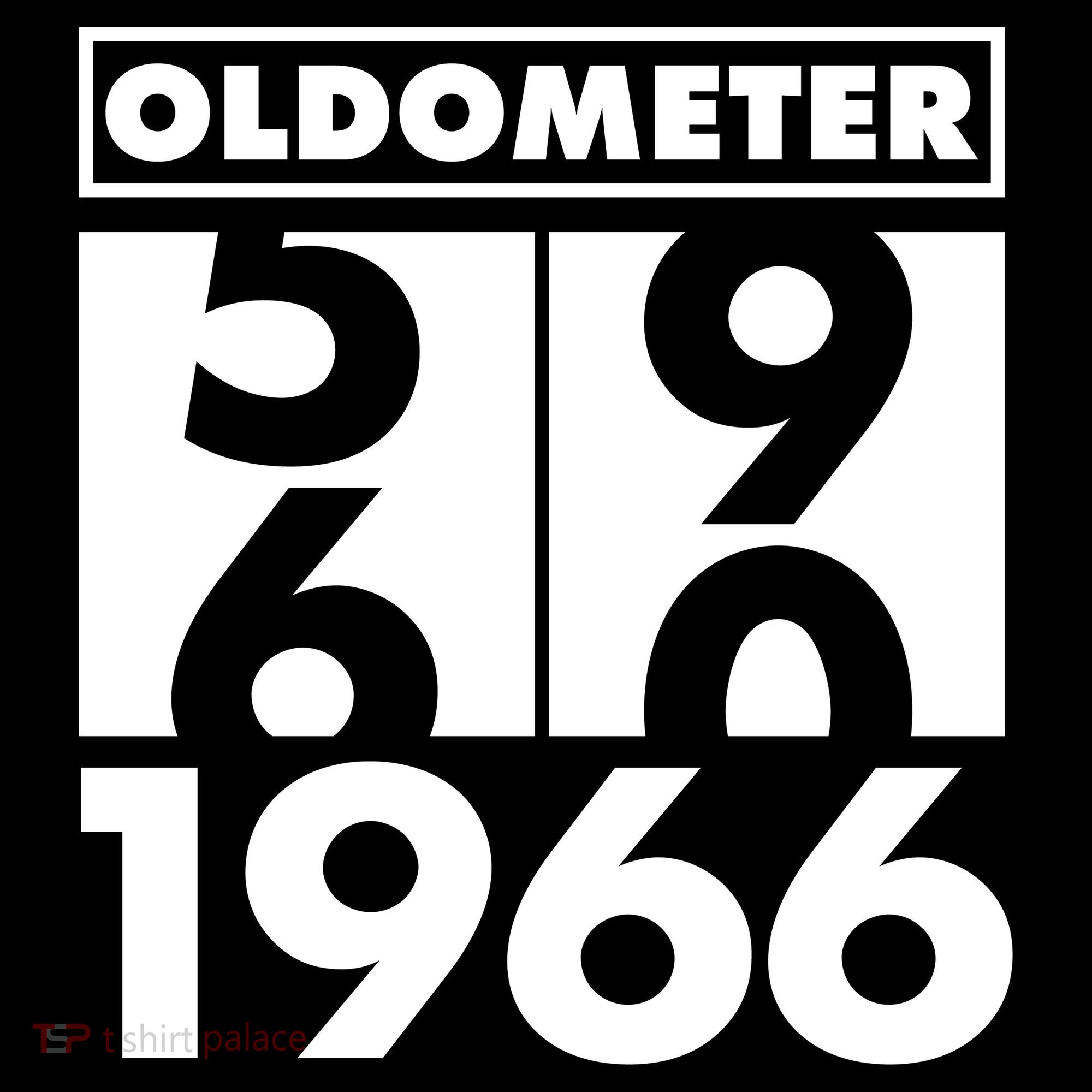 60th Birthday Oldometer 1966 Hoodie